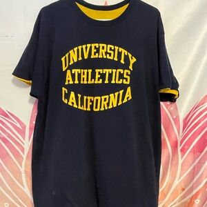 VINTAGE University  California Men's Short Sleeve Tee REVERSIBLE